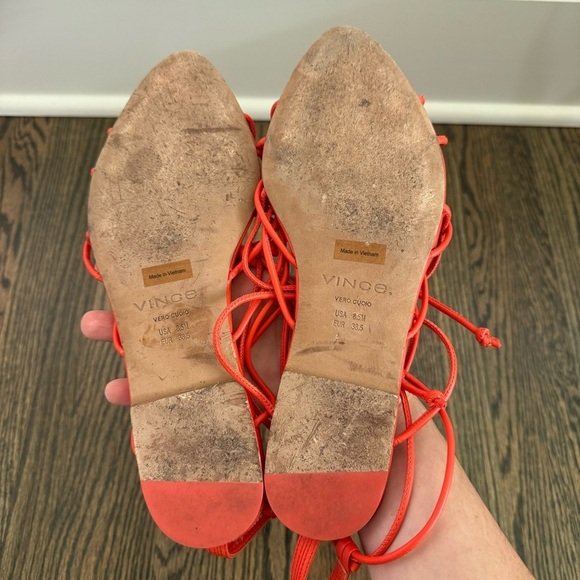 Vince Kenna knotted scrappy ankle sandals size 8.5 - Picture 7 of 8